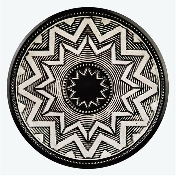 Youngs Metal Wall Decor, Black & White 20956